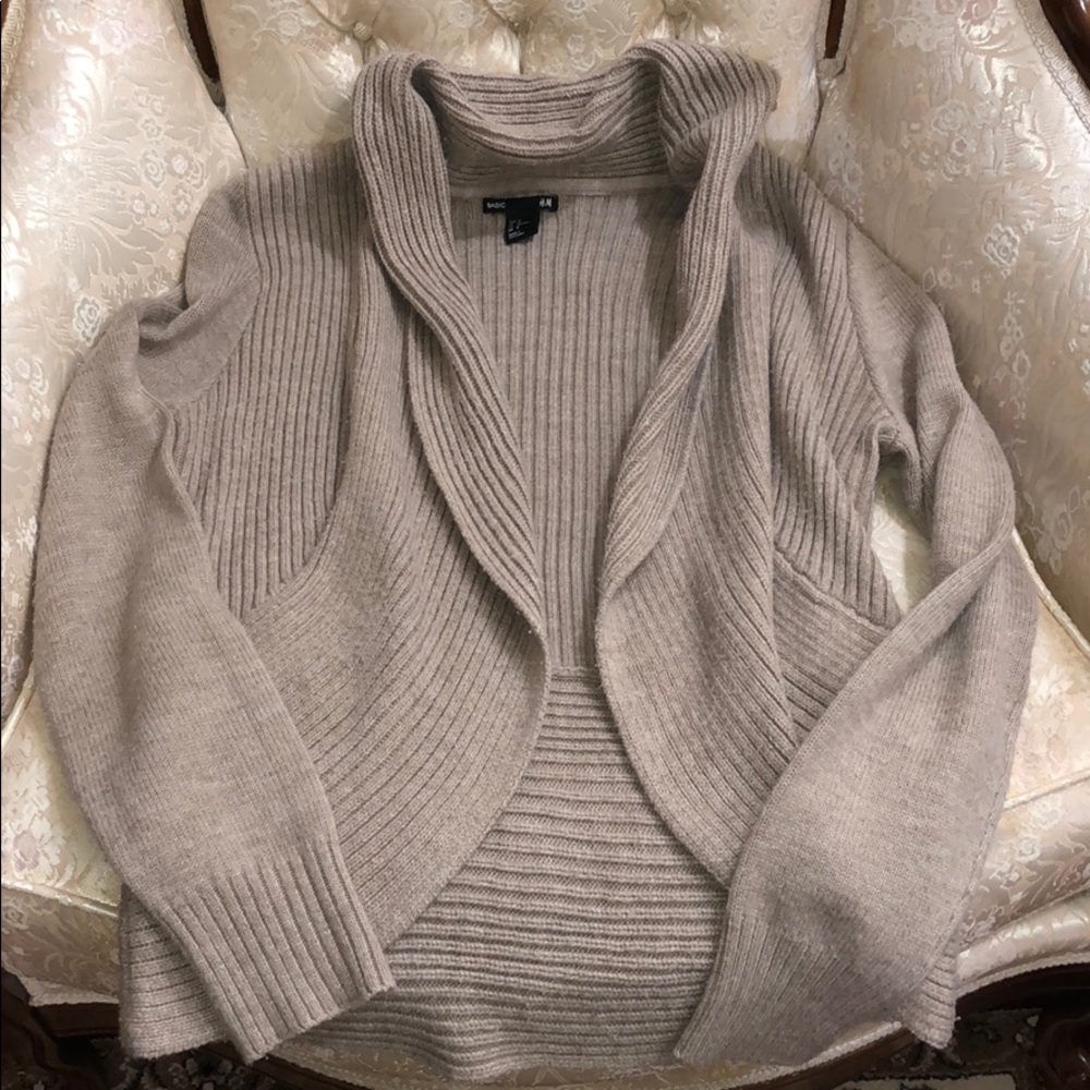 Tan cardigan